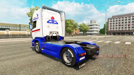 Скин Mammut на тягач Scania для Euro Truck Simulator 2