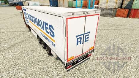 Скин RTE Rodonaves Transportes на полуприцепы для Euro Truck Simulator 2