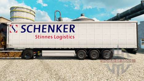 Скин Schenker Stinnes Logistics на полуприцепы для Euro Truck Simulator 2
