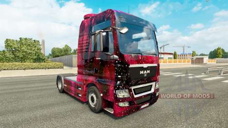 Скин Weltall на тягач MAN для Euro Truck Simulator 2