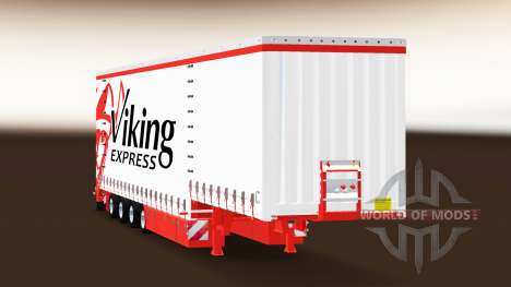 Шторный полуприцеп Krone Viking Express для Euro Truck Simulator 2
