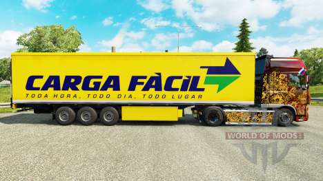 Скин Carga Facil на полуприцепы для Euro Truck Simulator 2