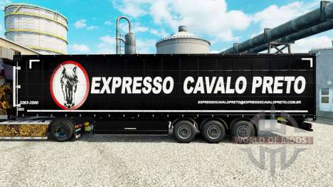 Скин Expresso Cavalo Preto на полуприцепы для Euro Truck Simulator 2