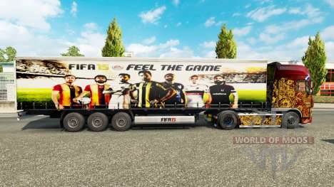 Скин FIFA15 v1.1 на полуприцепы для Euro Truck Simulator 2