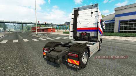 Скин Malasian Airlines на тягач Volvo для Euro Truck Simulator 2