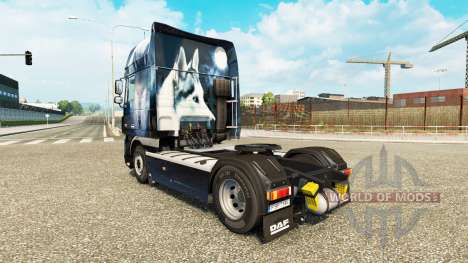 Скин Wolf на тягач DAF для Euro Truck Simulator 2