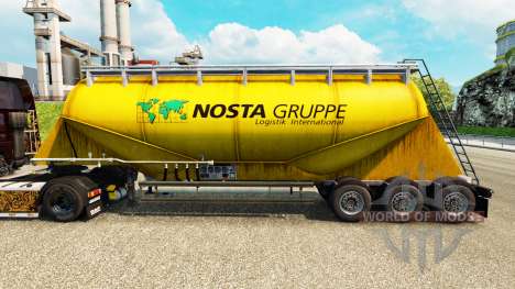 Скин Nosta Gruppe на цементный полуприцеп для Euro Truck Simulator 2