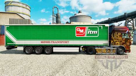 Скин GM itm Mobeltransport на полуприцепы для Euro Truck Simulator 2
