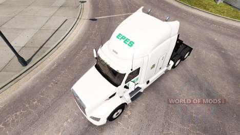 Скин Epes Transport на тягач Peterbilt 579 для American Truck Simulator