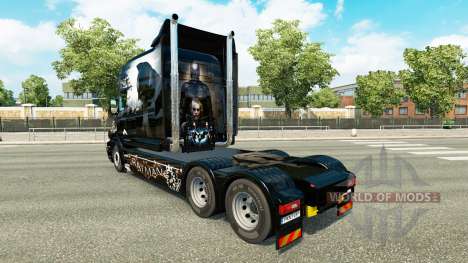 Скин Batman на тягач Scania T для Euro Truck Simulator 2