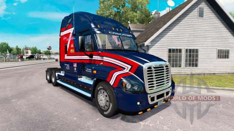 Скин Cargo Transporters на Freightliner Cascadia для American Truck Simulator