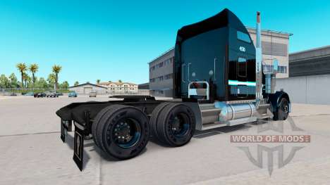 Скин Ervins Transport на тягач Kenworth W900 для American Truck Simulator