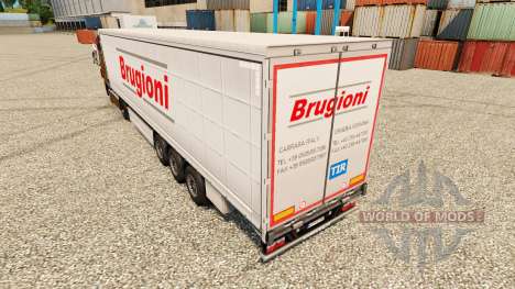 Скин Brugioni на полуприцепы для Euro Truck Simulator 2