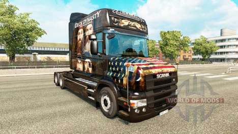 Скин Duck Dynasty на тягач Scania T для Euro Truck Simulator 2