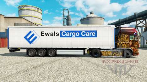 Скин Ewals Cargo Care на полуприцепы для Euro Truck Simulator 2