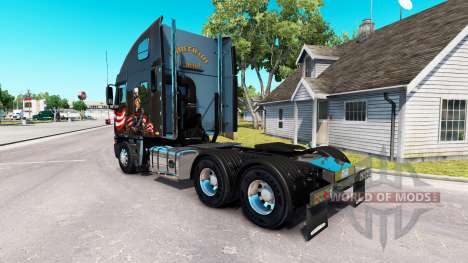 Скин Uncle Sam на тягач Freightliner Argosy для American Truck Simulator