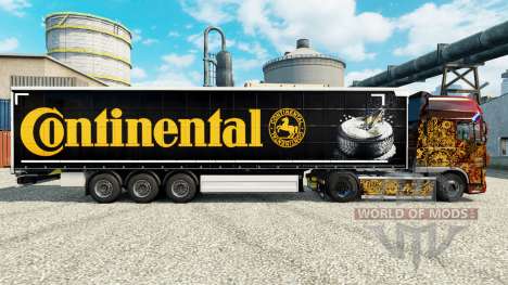 Скин Continental на полуприцепы для Euro Truck Simulator 2