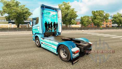 Скин Siemens на тягач Scania для Euro Truck Simulator 2