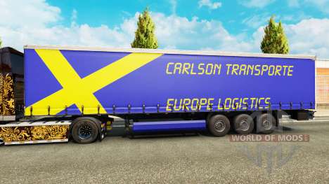 Скин Carlson Transporte на полуприцепы для Euro Truck Simulator 2