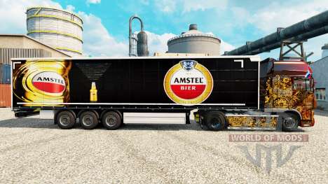 Скин Amstel на полуприцепы для Euro Truck Simulator 2