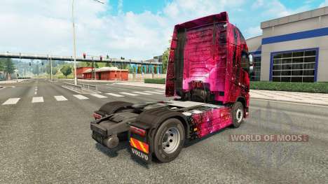 Скин Weltall на тягач Volvo для Euro Truck Simulator 2