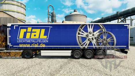 Скин Rial на полуприцепы для Euro Truck Simulator 2