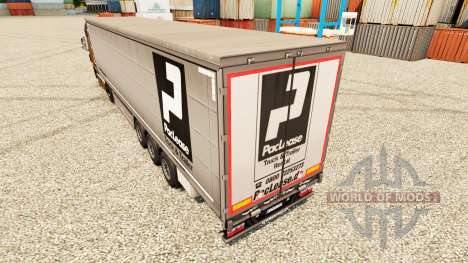 Скин PacLease на полуприцепы для Euro Truck Simulator 2