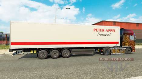 Скин Peter Appel на полуприцепы для Euro Truck Simulator 2