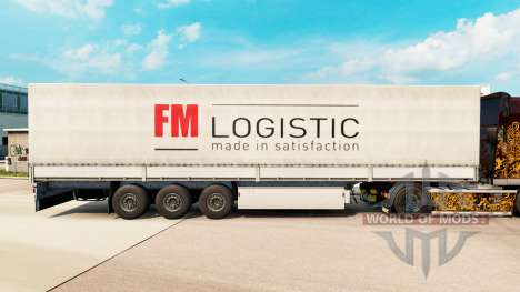 Скин FM Logistic на полуприцепы для Euro Truck Simulator 2