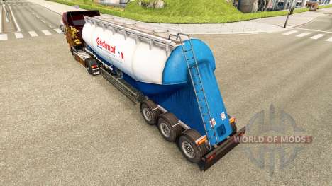 Скин Gedimat на цементный полуприцеп для Euro Truck Simulator 2