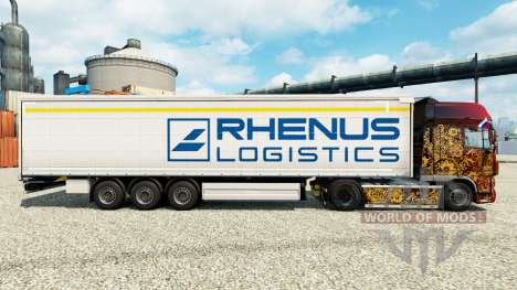 Скин Rhenus Logistics на полуприцепы для Euro Truck Simulator 2