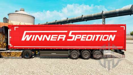 Скин Winner Spedition на полуприцепы для Euro Truck Simulator 2