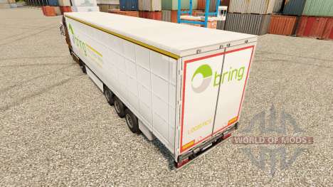 Скин Bring Logistics на полуприцепы для Euro Truck Simulator 2