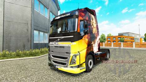 Скин Magic Moments на тягач Volvo для Euro Truck Simulator 2