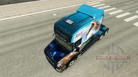 Скин Grosse Freiheit на тягач Scania T для Euro Truck Simulator 2