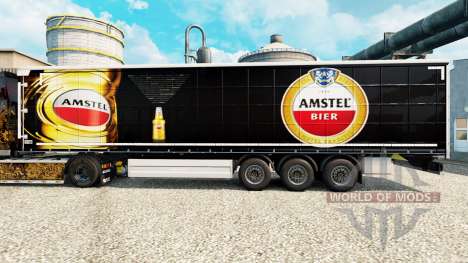 Скин Amstel на полуприцепы для Euro Truck Simulator 2