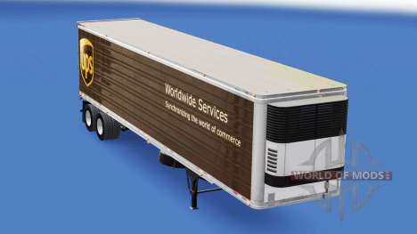 Скин UPS на полуприцеп для American Truck Simulator