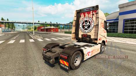 Скин Bloody на тягач Volvo для Euro Truck Simulator 2