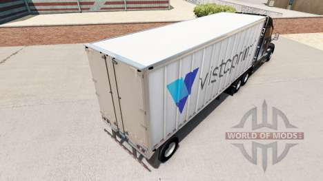 Скин Vistaprint на малый полуприцеп для American Truck Simulator