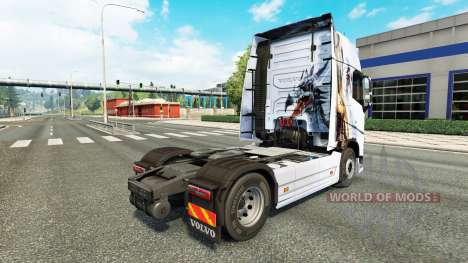 Скин Drache v1.1 на тягач Volvo для Euro Truck Simulator 2