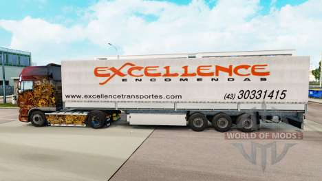 Скин Excellence Encomendas на полуприцепы для Euro Truck Simulator 2