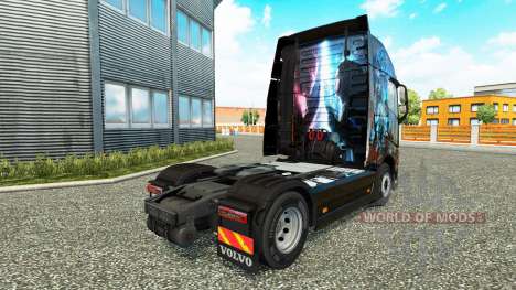 Скин Magic Moments на тягач Volvo для Euro Truck Simulator 2