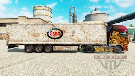 Скин Esso на полуприцепы для Euro Truck Simulator 2
