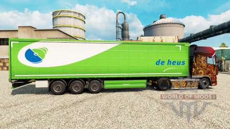 Скин De Heus на полуприцепы для Euro Truck Simulator 2