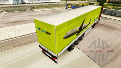 Скин Jin Air на полуприцепы для Euro Truck Simulator 2