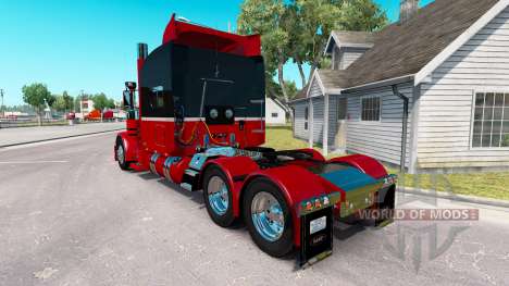 Скин Big & Little на тягач Peterbilt 389 для American Truck Simulator