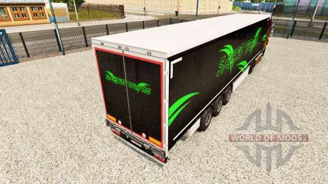 Скин Sachs Trans на шторный полуприцеп для Euro Truck Simulator 2