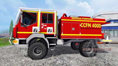 Renault Midlum Crew Cab 4x4 [sapeurs-pompiers] для Farming Simulator 2015