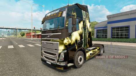 Скин The deadly storm на тягач Volvo для Euro Truck Simulator 2