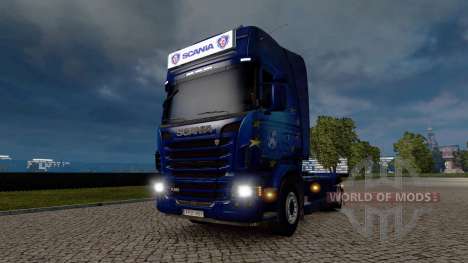 Рекламный световой короб для Scania для Euro Truck Simulator 2